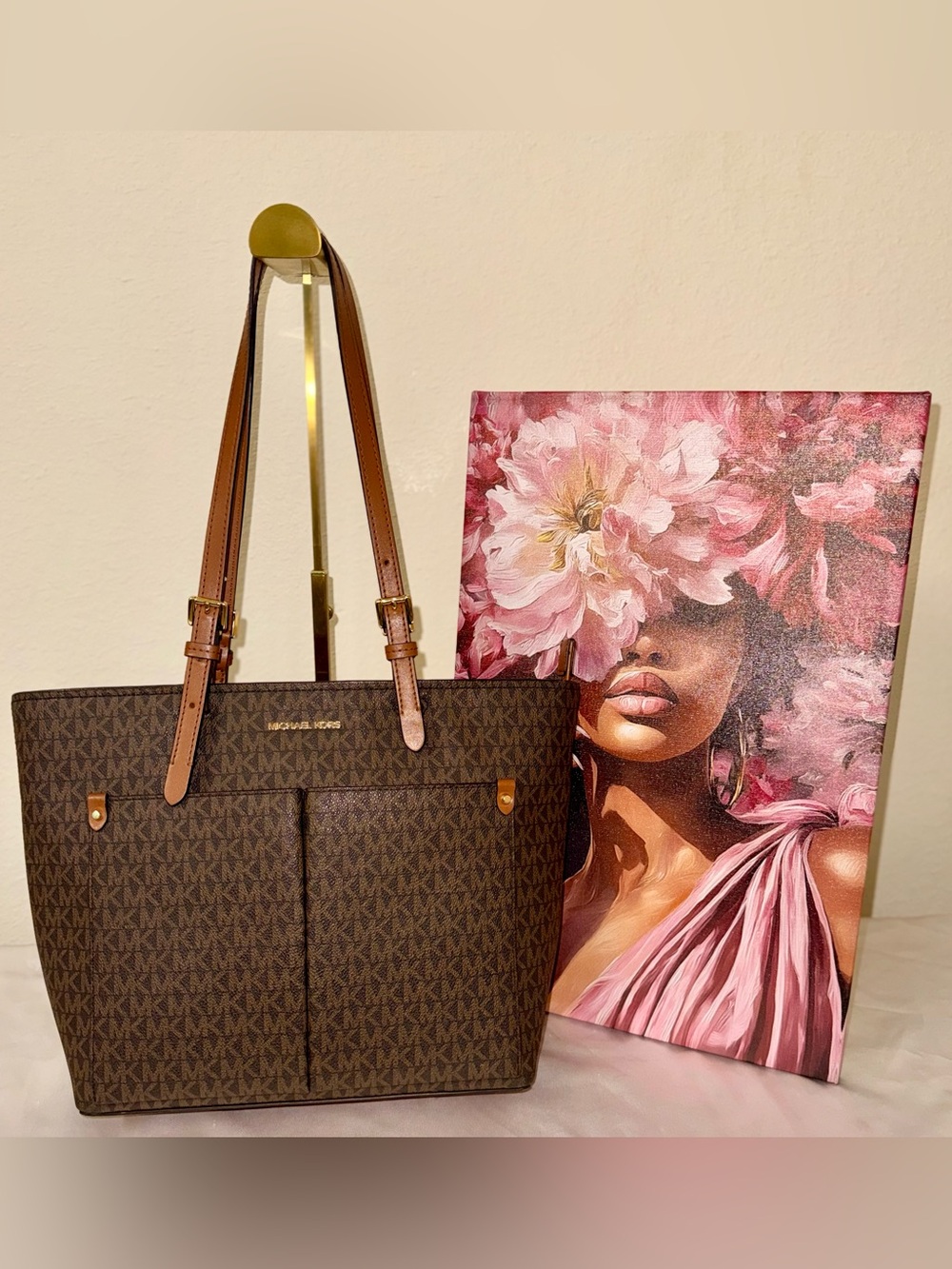 Michael Kors Jet Set Travel Medium Pocket Tote
